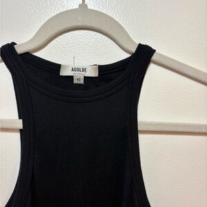 Agolde Classic Black Tank Top Bodysuit